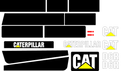 Caterpillar D6R III Decal Set