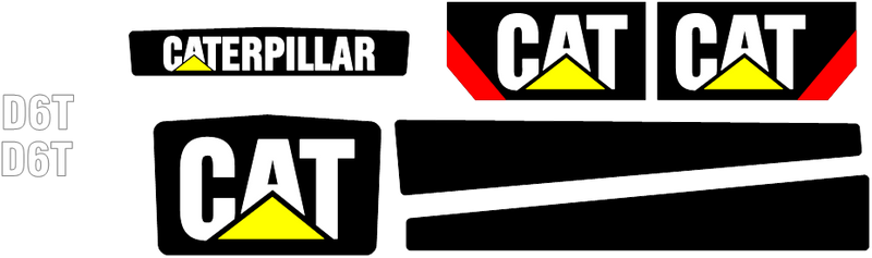 Caterpillar D6T XL Decal Set