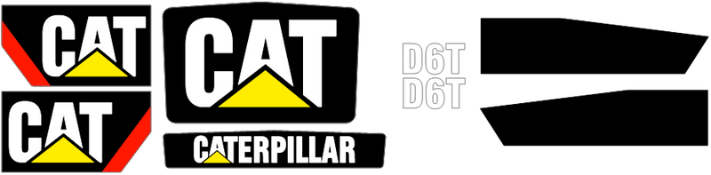 Caterpillar D6T XL Decal Set