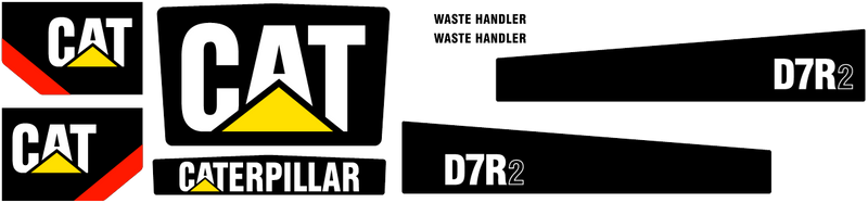 Caterpillar D7R II Decal Set