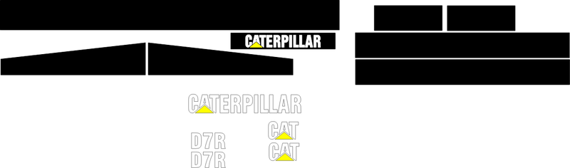 Caterpillar D7R Decal Set