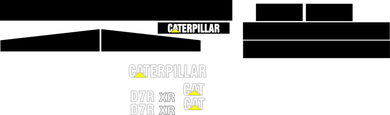 Caterpillar D7R XR Decal Set