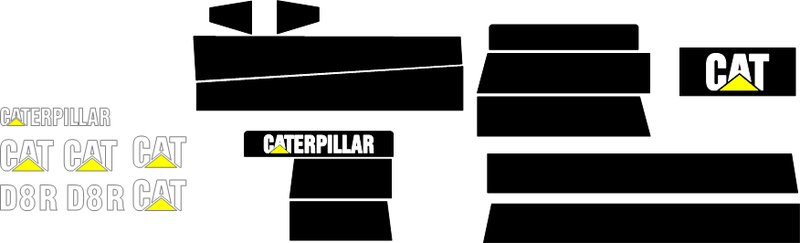 Caterpillar D8R Decal Set