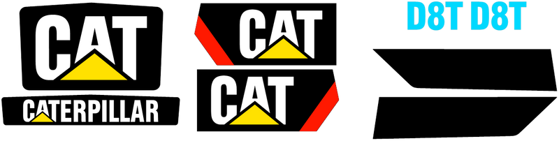 Caterpillar D8T Decal Set