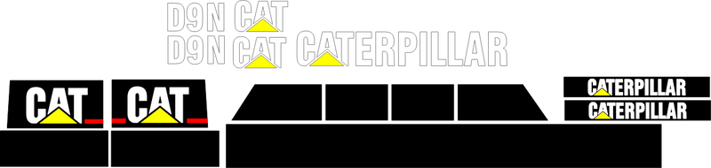 Caterpillar D9N Decal Set