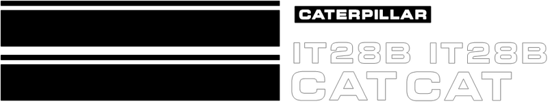 Caterpillar IT28B Decal Set