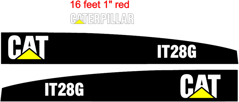 Caterpillar IT28G Decal Set