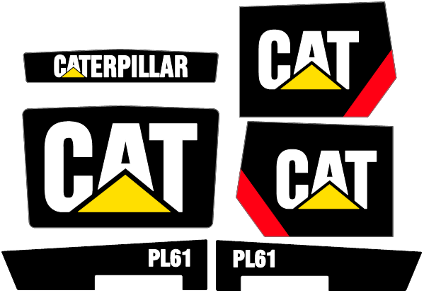 Caterpillar PL61 Decal Set