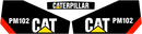 Caterpillar PM102 Decal Set