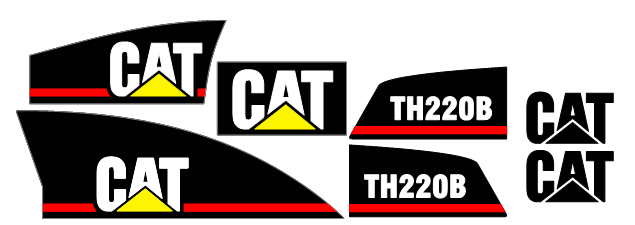 Caterpillar TH220B Decal Set