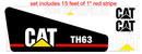 Caterpillar TH63 Decal Set
