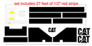 Caterpillar TH63 Decal Set