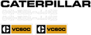 Caterpillar VC60C Decal Set