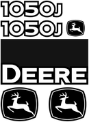 Deere 1050J Decal Set