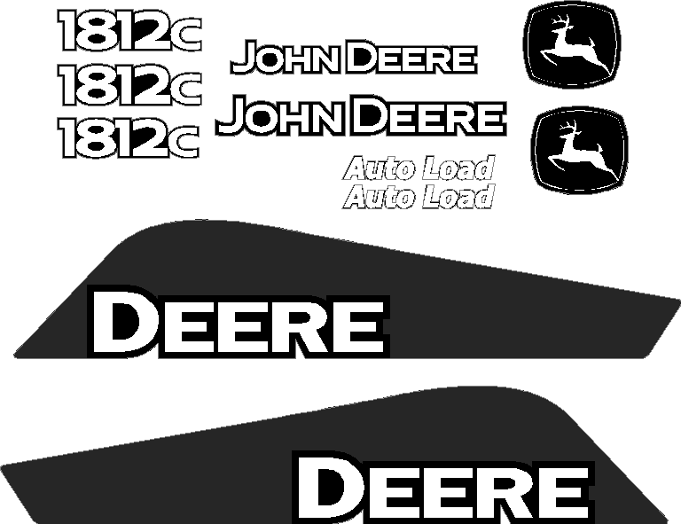 Deere 1812C  Decal Set