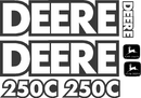 Deere 250C Decal Set