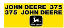 Deere 375 Decal Set