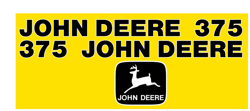 Deere 375 Decal Set