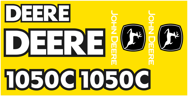 Deere 1050C Decal Set