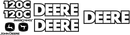Deere 120C Decal Set
