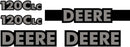 Deere 120 LC Decal Set