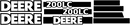 Deere 200 LC Decal Set