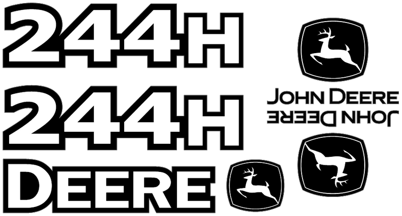 Deere 244H Decal Set