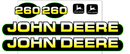 Deere 260 Decal Set