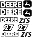 Deere 27ZTS Decal Set
