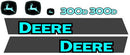 Deere 300D Decal Set