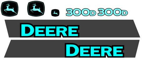 Deere 300D Decal Set