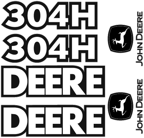 Deere 304H Decal Set