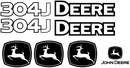Deere 304J Decal Set