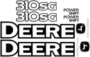 Deere 310SG Decal Set