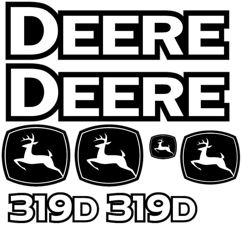 Deere 319D  Decal Set