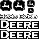 Deere 320D Decal Set