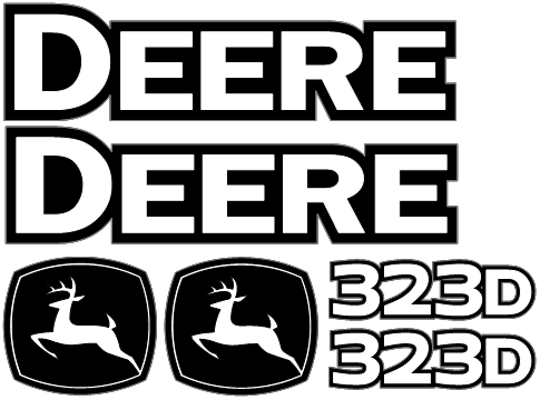 Deere 323D  Decal Set