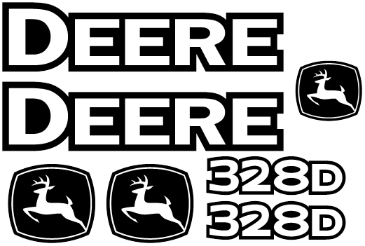 Deere 328D  Decal Set