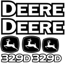 Deere 329D  Decal Set