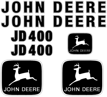 Deere 400 Decal Set