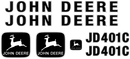Deere 401C Decal Set