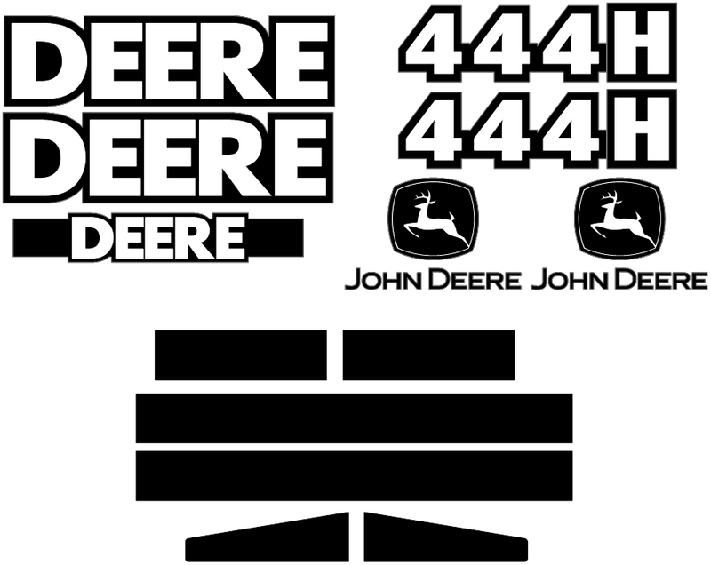 Deere 444H Decal Set