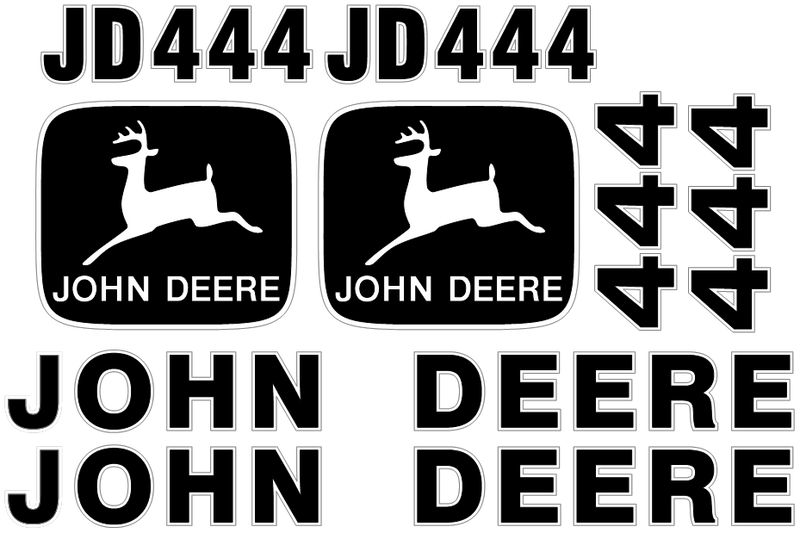 Deere 444 Decal Set