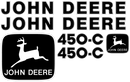 Deere 450C Decal Set