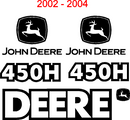 Deere 450H LT Decal Set