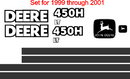 Deere 450H LT Decal Set