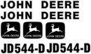 Deere 544D Decal Set