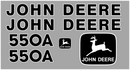 Deere 550A Decal Set