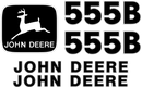 Deere 555B Decal Set