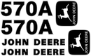 Deere 570A Decal Set